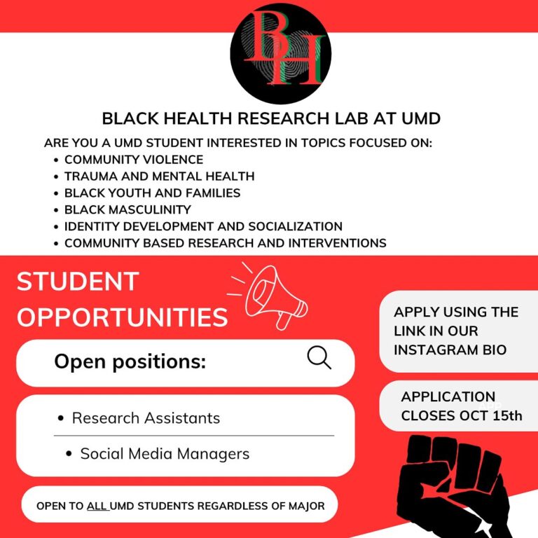 Instagram post from blackhealthresearchlab. This post is in position 1.